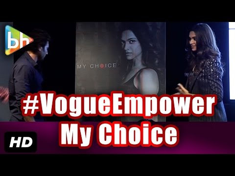 Deepika Padukone At The Launch Of 'Vogue Empower - My Choice'