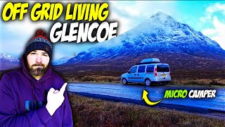 OFF GRID Car Camping & Exploring Glencoe in My Micro Camper