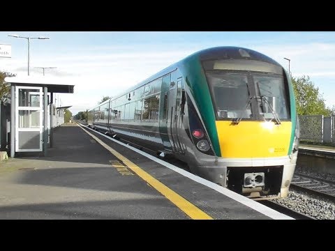 Irish Rail 22000 Class Intercity Train - Monasterevin Station, Kildare