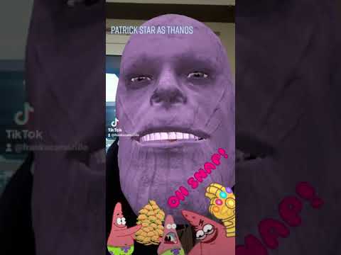 Patrick as Thanos lol 😆 oh snap
