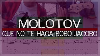 Que no te haga bobo jacobo- Molotov Cover de bajo con tablatura (bass cover + TAB)