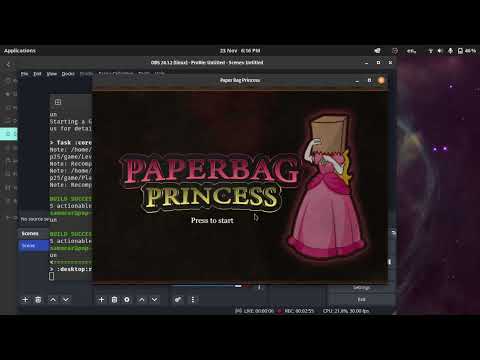 Video of game, linking to youtube