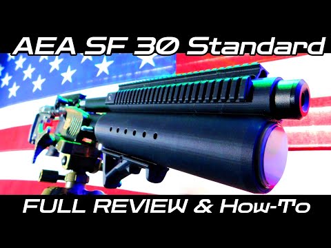 AEA SF 30 Cal STANDARD FULL RANGE REVIEW (HOW TO USE SEMI AUTO) + Bolt vs SEMI FPS AND FPE! #2023