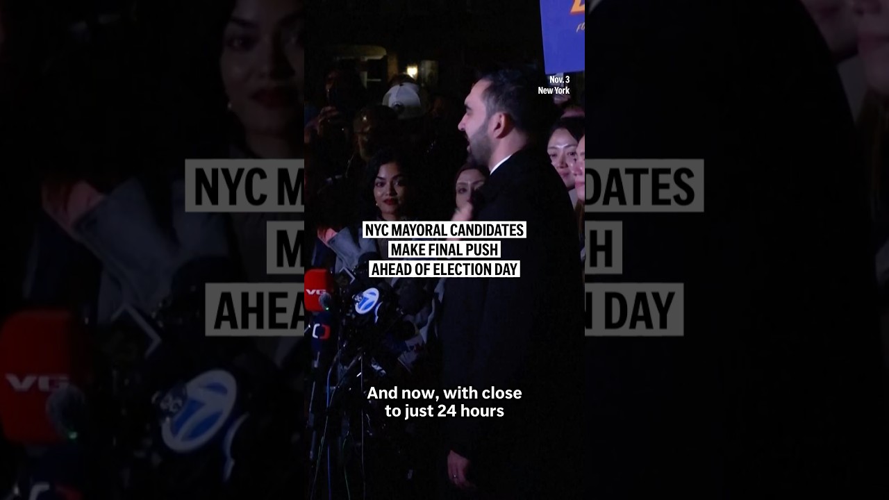 NYC mayoral candidates make final push ahead of Election Day