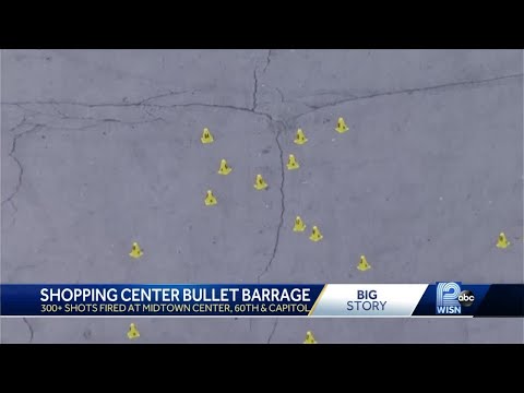 More than 300 shots fired, 2 men injured