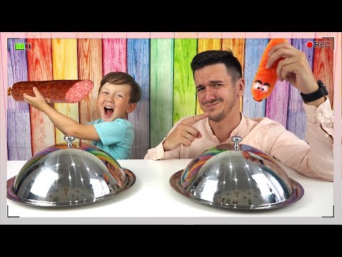 ЧЕЛЛЕНДЖ Собачьи Игрушки против Настоящей ЕДЫ Challenge Dog Toys vs Real Food