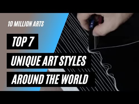 The most unique art styles in world | Unique Artists and their art forms 👨‍🎨
