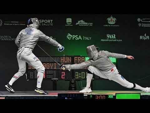 Genova 2025 European Championships FINAL | Garrigue v Szilagyi | Men Sabre Individual 2025