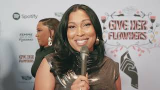 Melanie Fiona  Red Carpet Interview | Give Her FlowHERS Awards 2022
