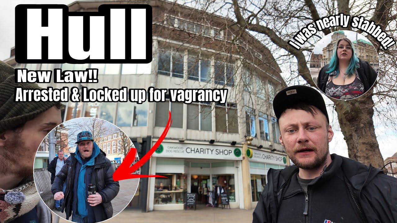 HULL- Vagrants Now Get Locked Up!! Pensioner Fears The Younger Generation Of The City!!