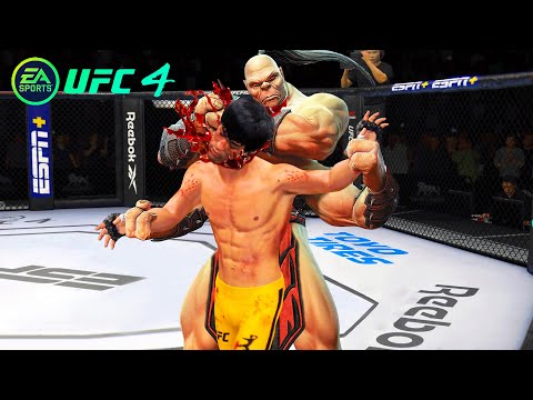 UFC4 Bruce Lee vs Goro Mortal Kombat EA Sports UFC 4 PS5