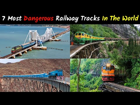7 Most Dangerous Railway Tracks In The World 🌎 | Amazing Facts About Dangerous Railway Tracks