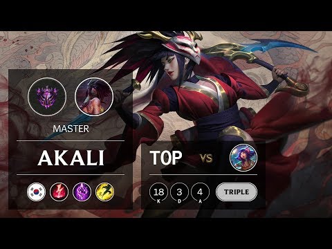 Akali Top vs Neeko - KR Master Patch 9.6