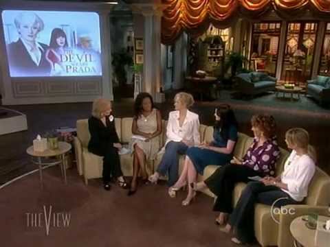 Meryl Streep, Anne Hathaway and Stanley Tucci on The View (06/30/2006)