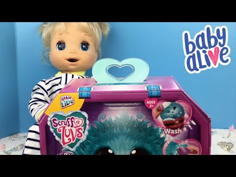 Baby Alive Beatrix Adopts a Little Alive Scruff a Luvs Pet Video