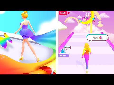 Dancing Dress Blonde Girl Run - All Levels iOS Android GamePlay #3 - YouTube