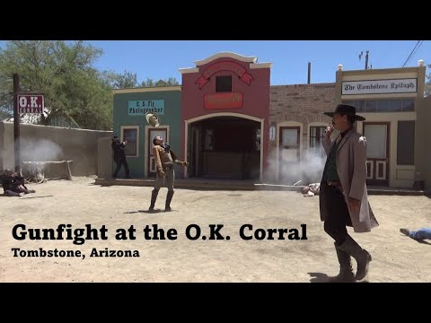 Gunfight at the O.K. Corral. Tombstone, Arizona