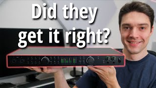 Video thumbnail for Focusrite Scarlett 18i20 4th Gen – USB Audio Interface Review (Air Mode, Talkback and more!) by Julian Krause