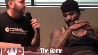 The Game says that Jay-Z is the GOAT, Watch The Throne is better than the RED Album and more