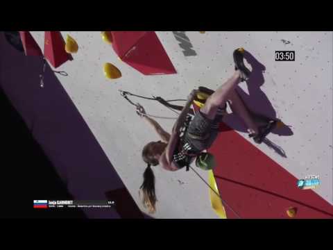 IFSC Climbing World Cup Chamonix 2016   Lead   Finals   Women   Janja Garnbret mp4