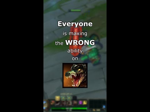 You're maxing the WRONG ability on Renekton !