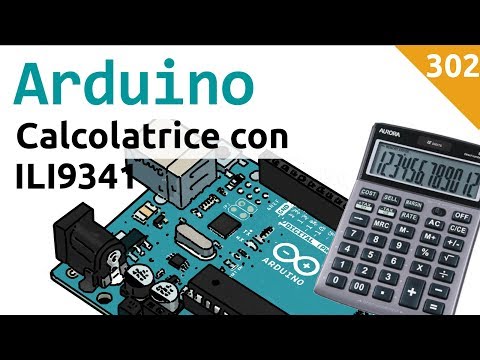 Calcolatrice touch con ILI9341 e Arduino - Video 302