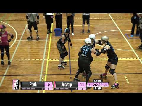 Perth vs Antwerp - 2019 WFTDA Continental Cup - Europe Game 7