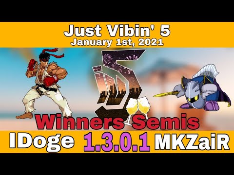 SSF2 JUST VIBIN' 5 TOP 8 WINNERS SEMIS - PRD | iDoge (Ryu) vs  AFM | MKZaiR (Meta Knight)