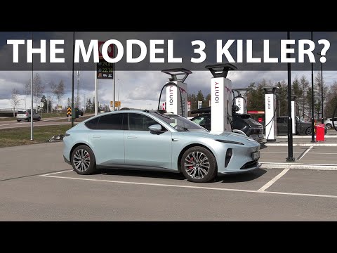  Nio ET5 100 kWh range test video