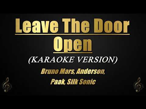 Leave The Door Open - Bruno Mars, Anderson, Paak, Silk Sonic (Karaoke/Instrumental)