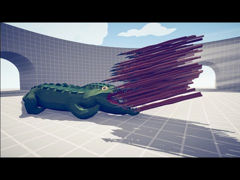 Giant Crocodile vs Every Unit - Totally Accurate Battle Simulator TABS