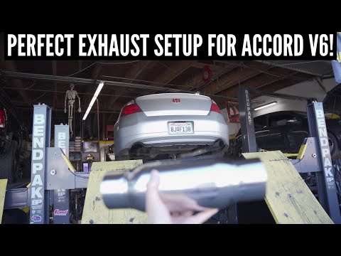 INSTALLING VIBRANT RESONATOR FOR PERFECT EXHAUST SOUND! 2008 Honda Accord V6 Exhaust Setup