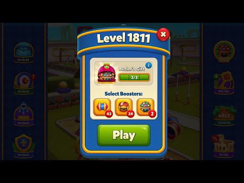 Royal Match - King Robert - Level 1811 to 1820 (express gameplay - 10 levels on single life)