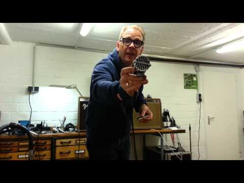 Astatic JT 30 microphones testing  , with brown 63 Fender   Vibrolux