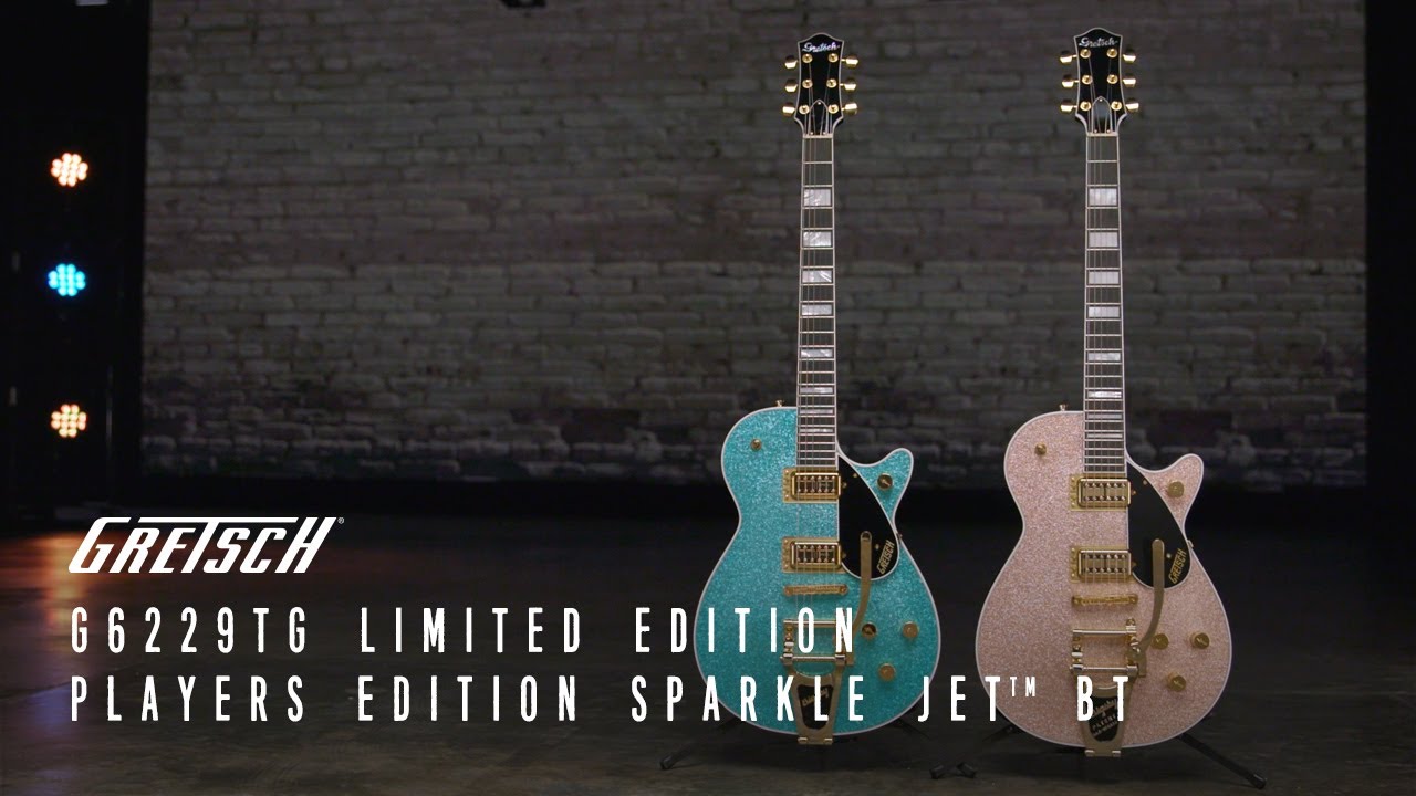 Gretsch G6229TG Limited Edition Players Edition Sparkle Jet BT | Featured Demo | Gretsch Guitars - YouTube
