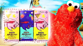 Elmo Orders 70 Bars of MrBeast Chocolate! (Feastables)