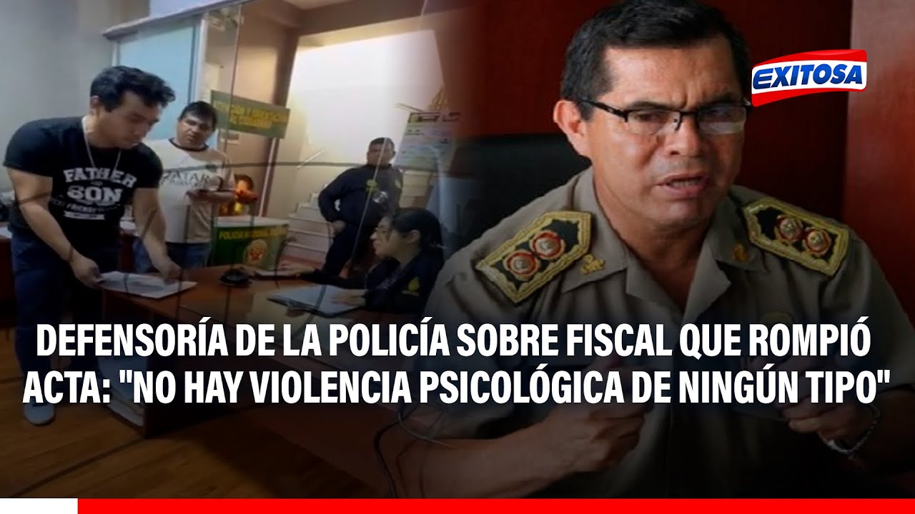 🔴🔵 Defensoría de la Policía: "No hay violencia psicológica de ningún tipo, es una denuncia falsa"