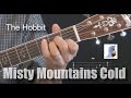 Misty Mountains Cold - The Hobbit - Guitar Lesson ...
