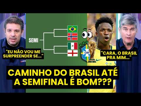 “OLHA COMO FICOU o CHAVEAMENTO do BRASIL ATÉ A SEMIFINAL da COPA! É POSSÍVEL que…” VEJA DEBATE!