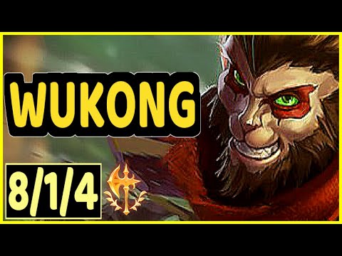 HARAMBE (WUKONG) - 8/1/4 KDA GAMEPLAY - NA Ranked DIAMOND