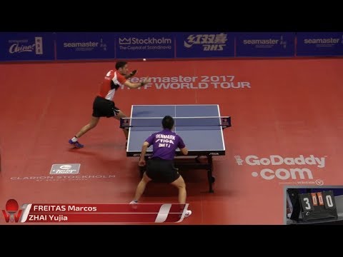 2017 Swedish Open (MS-R32) FREITAS Marcos Vs ZHAI Yujia [Full Match/720p]