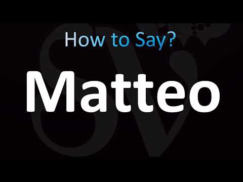 How to Pronounce Matteo (CORRECTLY!)