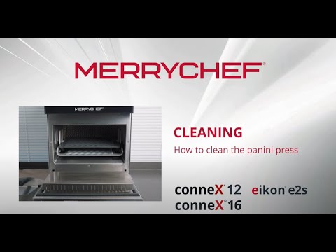 Merrychef Panini Press Cleaning Video