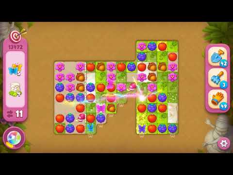 Gardenscapes Challenge level 13472 Gameplay #Bubunka
