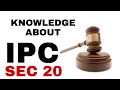 COURT OF JUSTICE  SEC 20  IPC