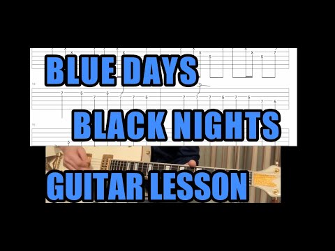 blue days black nights / Guitar TAB Lesson