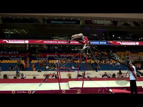 BUI Kim (GER) - 2018 Artistic Worlds, Doha (QAT) - Qualifications Uneven Bars