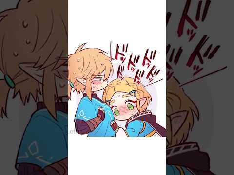 Zelda tries squishing Link