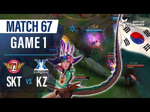 SKT vs KZ | Match67 Game1 H/L | 2019 LCK Summer