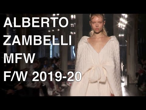 ALBERTO ZAMBELLI | FALL WINTER 2019 - 2020 | FULL HD SHOW